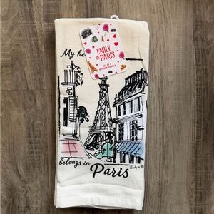 New! Emily in Paris Kitchen Towels Set of 2